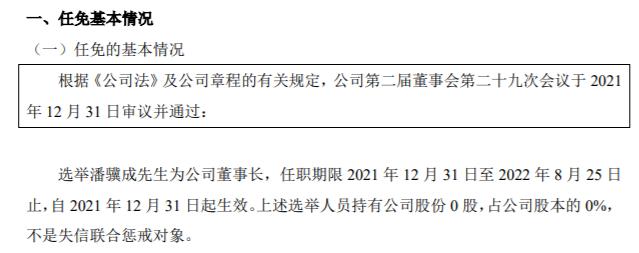 皖创环保选举潘骥成为公司董事长上半年公司净利177797万